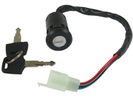 Stacyjka ATV (2 położenia, 4 kable, mała kostka z konektorami męskimi)