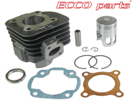 Cylinder CPI, KEEWAY, ROMET, JUNAK, BARTON, ZIPP i inne skutery z silnikiem 2T - 50cm3, Ø40,00mm, sworzeń 12mm, tłok z okienkami