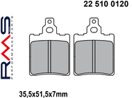 Klocki hamulcowe RMS 22 510 0120 (FA337) - APRILIA RX, Tuareg