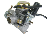 Gaźnik GY6 125/150 - do maxiskuterów Romet, Barton, Junak, Zipp 125 i 150cm3 - gardziel 21,0mm, przepustnica Ø22mm, ssanie automatyczne
