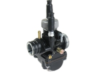Gaźnik APRILIA, DERBI, GILERA, MALAGUTI, MBK, MOTORHISPANIA, PEUGEOT, RIEJU, SHERCO - motorowery z silnikami AM6 i D50B - gardziel 17,0mm, ssanie na linkę, czarny (PHBG 17)
