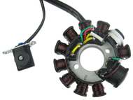 Stojan alternatora do silnika GY6 125/150 (11 cewek) - do maxiskuterów Romet, Barton, Junak, Zipp 125 i 150cm3 