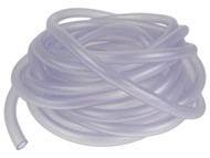 Wężyk do paliwa, oleju Ø 5mm (5,0x7,0), PVC+PU, przeźroczysty, niebieski