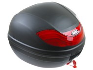 Kufer motocyklowy 32 L - AWINA typ 9011, czarny + płyta montażowa