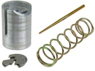 Przepustnica gaźnika SIMSON S50, S51, S70, SR50, SR80, KR51 Schwalbe - do gaźników typu 16N1, 19N1 (tzw. stary typ), zestaw z iglicą i sprężyną - (oryginał BVF)