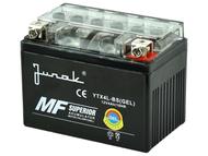 Akumulator YTX4L-BS (GEL) - 12V 4Ah - skutery Junak, Romet, Barton, Longjia, Zipp, Kymco, Keeway, Aprilia, Derbi, Yamaha, MBK, Gilera, Piaggio, Peugeot, Suzuki, TGB z silnikiem 2T