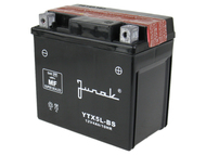 Akumulator YTX5L-BS (MF) - 12V 4Ah - skutery i motorowery Junak, Romet, Barton, Longjia, Zipp, Kymco, Keeway, CPI, Aprilia, Suzuki z silnikiem 2T i 4T