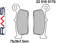 Klocki hamulcowe RMS 22 510 0170 (FA131/3, MCB665) - KYMCO Sniper; PEUGEOT SV