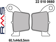 Klocki hamulcowe RMS 22 510 0660 (FA346, MCB730)- HONDA CR, CRF, CRM