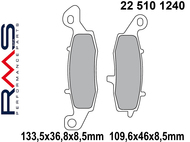Klocki hamulcowe RMS 22 510 1240 (FA229, MCB682)