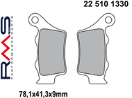 Klocki hamulcowe RMS 22 510 1330 (FA208, MCB672) - BETA Jonathan
