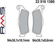 Klocki hamulcowe RMS 22 510 1380 (FA363, MCB707)