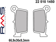 Klocki hamulcowe RMS 22 510 1450 (FA367, MCB739) - YAMAHA YZ