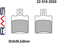 Klocki hamulcowe RMS 22 510 2020 (MCB708) - APRILIA Leonardo; BETA Eikon; MALAGUTI Ciak, F18