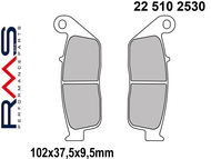 Klocki hamulcowe RMS 22 510 2530 (FA196, MCB599) - KYMCO People