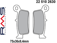 Klocki hamulcowe RMS 22 510 2630 (FA131/3, MCB575) - HONDA CR, CRM, NSR, SRX; KYMCO KB50, Super 9, ZX50; PEUGEOT SV; SUZUKI RM; YAMAHA YZ