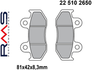 Klocki hamulcowe RMS 22 510 2650 (FA323/3) - SUZUKI Burgman 250/400