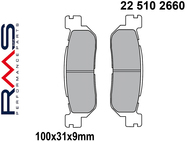 Klocki hamulcowe RMS 22 510 2660 (FA275, MCB699) - MBK Skyliner; YAMAHA Majesty, X-City, X-Max, 