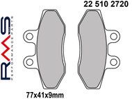 Klocki hamulcowe RMS 22 510 2720 (FA393, MCB774) - YAMAHA Cygnus 125