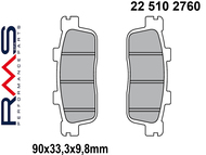 Klocki hamulcowe RMS 22 510 2760 (FA498, MCB830) - KYMCO Downtown