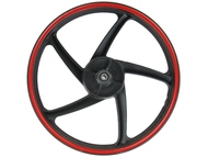 Koło 17" x 1,40 (felga) - FERRO 900, ZIPP JZV-50 (tył, aluminiowa, czarno-czerwone)