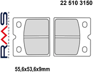 Klocki hamulcowe RMS 22 510 3150 (FA018, MCB19)