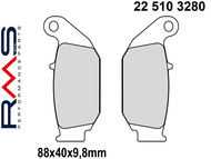 Klocki hamulcowe RMS 22 510 3280 (FA629) - HONDA MSX 125, CRF 125