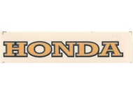 Naklejka HONDA - 16,5 x 2cm złota