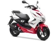 Komplet osłon plastikowych YAMAHA AEROX (2013 - ...) biało-czerwone, 9 elementów