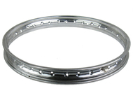 Obręcz koła (felga) ROMET OGAR 200/205 - 17"x1,40, stalowa CHROM