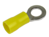 Konektor oczko Ø6,0mm (kabel 3mm) + otulina termokurczliwa
