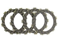 Tarcza sprzęgła do  silnika D50B - DERBI Senda 50, DRD 50, GPR 50; APRILIA RS50, RX50, RS4; GILERA RCR 50, SMT 50 (komplet 4 sztuki)