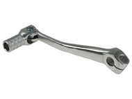 Dźwignia zmiany biegów do silnika MINARELLI AM6 - Aprilia MX50, RX50; Beta RR50; Malaguti Xsm, Xtm; MBK X-Limit, X-Power ; Motorhispania, Peugeot, Rieju, Yamaha DT50 - aluminiowa, srebrna