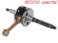 Wał korbowy APRILIA Scarabeo, Sport City, SR50, Mojito; DERBI Atlantis, Boulevard, Gp1, Sonar, Variant; ITALJET Jest Set, Torpedo 50cm3 2T (silnik Piaggio)