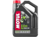 Olej MOTUL 5100 4T Ester 10W50  - półsyntetyczny olej do silników 4-suwowych - opakowanie 4 litry