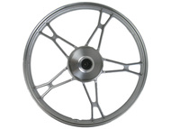 Koło 17" x 1,20 (felga) - BARTON RANGER CLASSIC, BENZER WS50, ROUTER WM50, ROMET OGAR 202 (przód, aluminiowa, srebrna, hamulec bębnowy!)