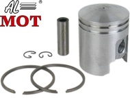 Tłok WSK 125 M06, B1, B3, Gil, Bąk, Lelek, Kos - 53,00mm, 4 szlif, ALMOT, AK20 - komplet z pierścieniami i sworzniem