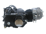 Silnik typ 152FMB - 110cm3, 4 biegi, manualny, bez rozrusznika!, czarny + gaźnik, moduł i cewka