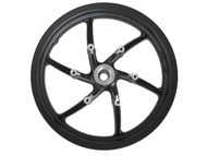 Koło 14" (felga) - KYMCO SUPER 8 (przód, czarna)