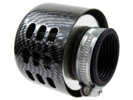 Filtr powietrza stożek obudowa CARBON - łącznik prosty ø28mm