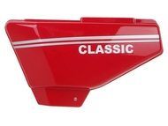 Osłona pod siedzenie BARTON RANGER CLASSIC, BENZER WS50, ROUTER WM50, ROMET OGAR 202 (pokrywa boczna) lewa, czerwona