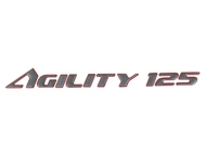 Naklejka do KYMCO, napis "AGILITY 125" 3D - na osłonę boczną do Agility City 125
