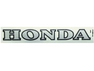 Naklejka HONDA - 16,5 x 2cm srebrna