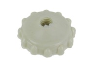 Nakrętka plastikowa pokrywy bocznej WSK 125/175 biała
