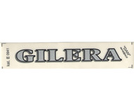 Naklejka GILERA - 11,5 x 1,5cm srebrna