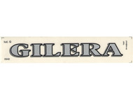 Naklejka GILERA - 16,5 x 2cm srebrna