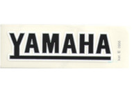Naklejka YAMAHA - 11 x 3cm czarna