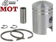 Tłok ROMET Komar, 50T, Ogar 205, Pony, Kadet 50cm3 - 38,00mm, nominalny, ALMOT, AK20 - komplet z pierścieniami i sworzniem