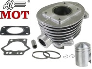 Cylinder ROMET KOMAR - 60cm3, TUNING, Ø40,00mm, ALMOT, komplet z tłokiem i uszczelkami