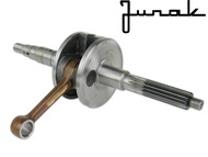 Wał korbowy JUNAK seria 100, 300, 600 50cc 2T - sworzeń 10mm, wielofrez Ø16,0mm 15 zębów, gruby stożek